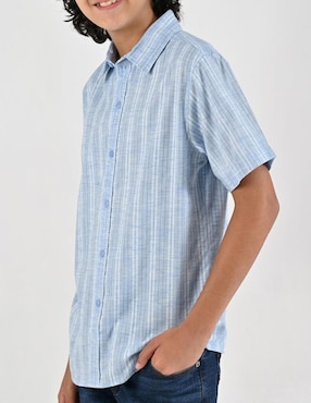Camisa casual Yale manga corta para niño