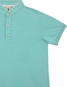 Playera tipo polo Ferrioni de algodón para niño