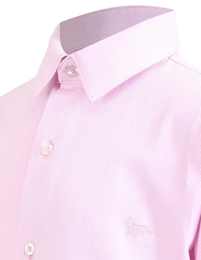 Camisa de vestir Zilery's de algodón manga larga para niño