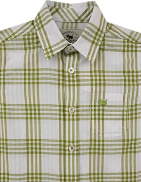 Camisa casual Ferrioni Amun de algodón manga corta para niño