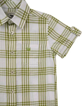 Camisa casual Ferrioni Amun de algodón manga corta para niño