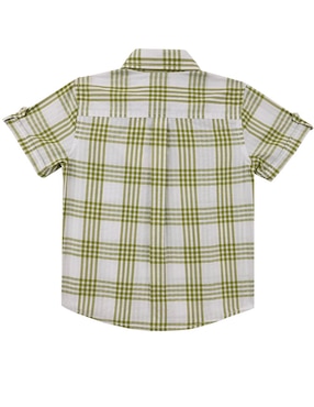 Camisa casual Ferrioni Amun de algodón manga corta para niño