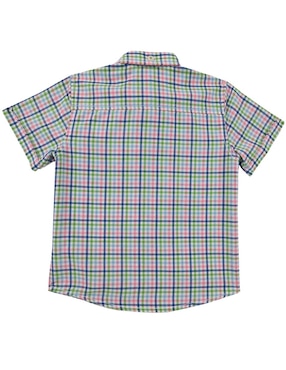 Camisa casual Ferrioni Kerwin de algodón manga corta para niño