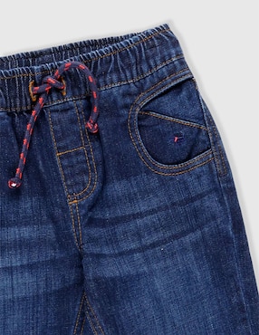 Jeans straight Ferrioni Fioravanti lavado stone wash para niño