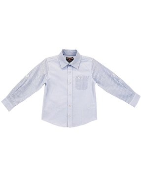 Camisa casual Ferrioni Garan de algodón manga larga para niño