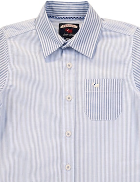 Camisa casual Ferrioni Garan de algodón manga larga para niño