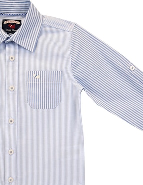 Camisa casual Ferrioni Garan de algodón manga larga para niño