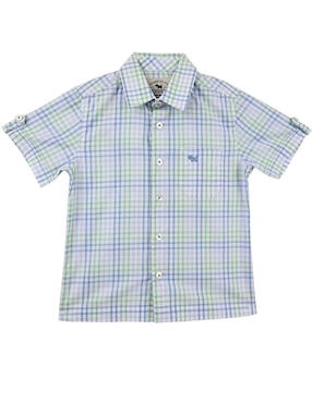 Camisa casual Ferrioni Hede de algodón manga corta para niño