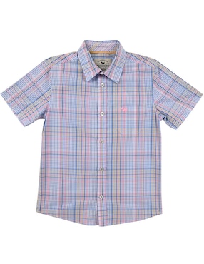 Camisa casual Ferrioni Batil de algodón manga corta para niño