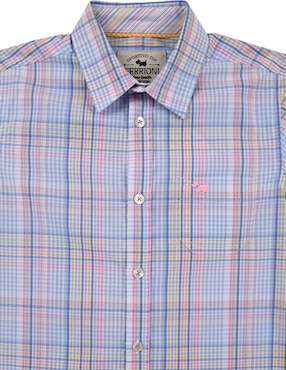 Camisa casual Ferrioni Batil de algodón manga corta para niño