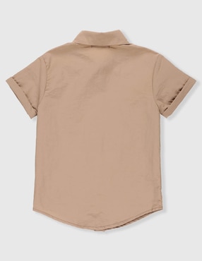 Camisa casual Piquenique manga corta para niño