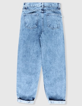 Jeans baggy Piquenique lavado stone wash para niño