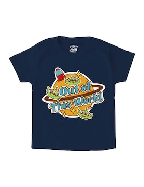 Playera Toy Story manga corta para niño