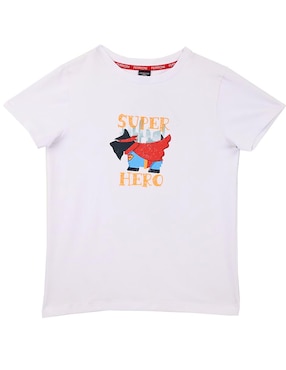 Playera Ferrioni Corbe manga corta para niño