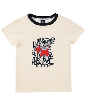 Playera Ferrioni Racing manga corta para niño