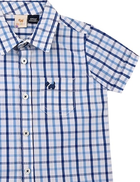 Camisa casual Ferrioni Arita de algodón manga corta para niño