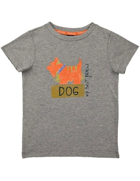 Playera Ferrioni Prix manga corta para niño