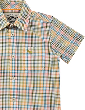 Camisa casual Ferrioni Rena de algodón manga corta para niño