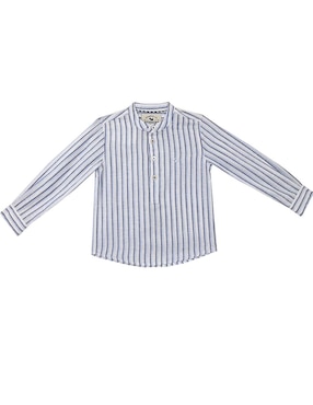 Camisa casual Ferrioni Cardona de algodón manga larga para niño