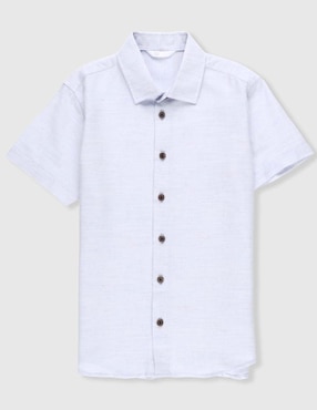 Camisa casual Piquenique manga corta para niño
