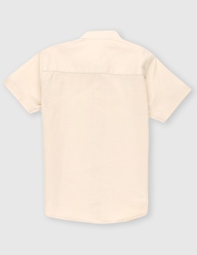 Camisa casual Piquenique de algodón manga corta para niño