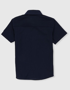 Camisa casual Piquenique de algodón manga corta para niño
