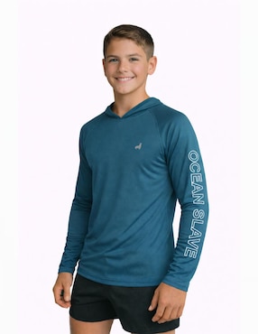 Playera Ocean Slave manga larga para niño