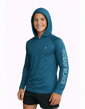 Playera Ocean Slave manga larga para niño