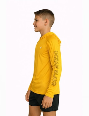 Playera Ocean Slave manga larga para niño