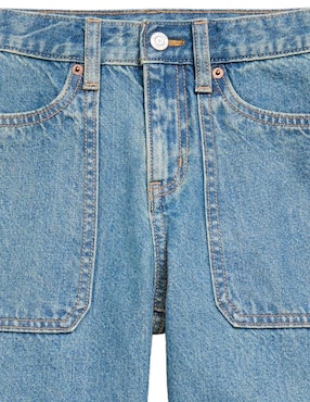 Jeans carpenter baggy Old Navy lavado medio para niño