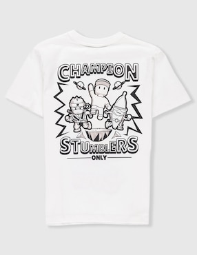 Playera Stumble Guys manga corta para niño