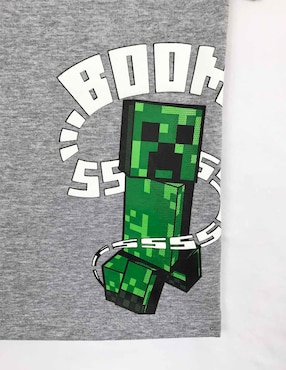 Playera Minecraft Minecraft manga corta para niño