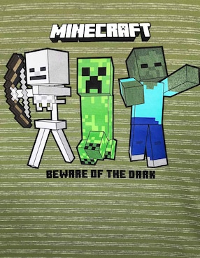 Playera Minecraft Minecraft manga corta para niño