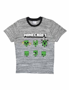 Playera Minecraft Minecraft manga corta para niño