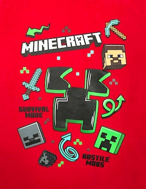 Playera Minecraft Minecraft manga corta para niño
