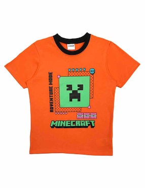 Playera Minecraft Minecraft manga corta para niño