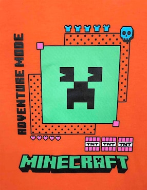 Playera Minecraft Minecraft manga corta para niño