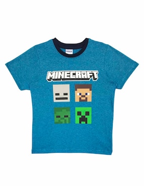 Playera Minecraft Minecraft manga corta para niño