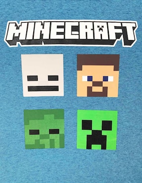 Playera Minecraft Minecraft manga corta para niño