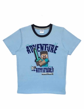 Playera Minecraft Minecraft manga corta para niño