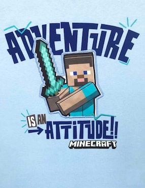 Playera Minecraft Minecraft manga corta para niño