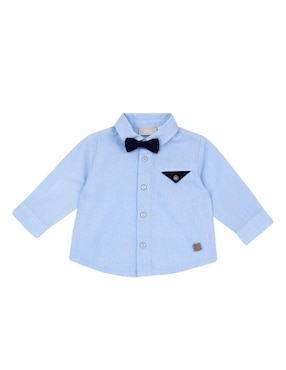 Camisa de vestir Chicco de algodón manga larga para bebé niño