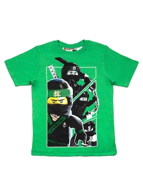 Playera Lego Ninjago Manga Corta Para Niño