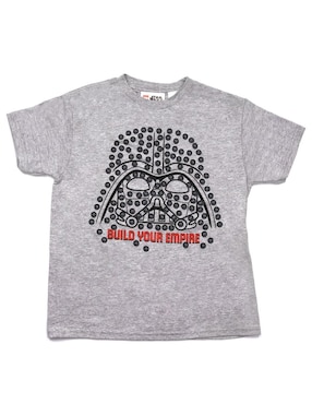 Playera Lego Star Wars Darth Vader Manga Corta Para Niño