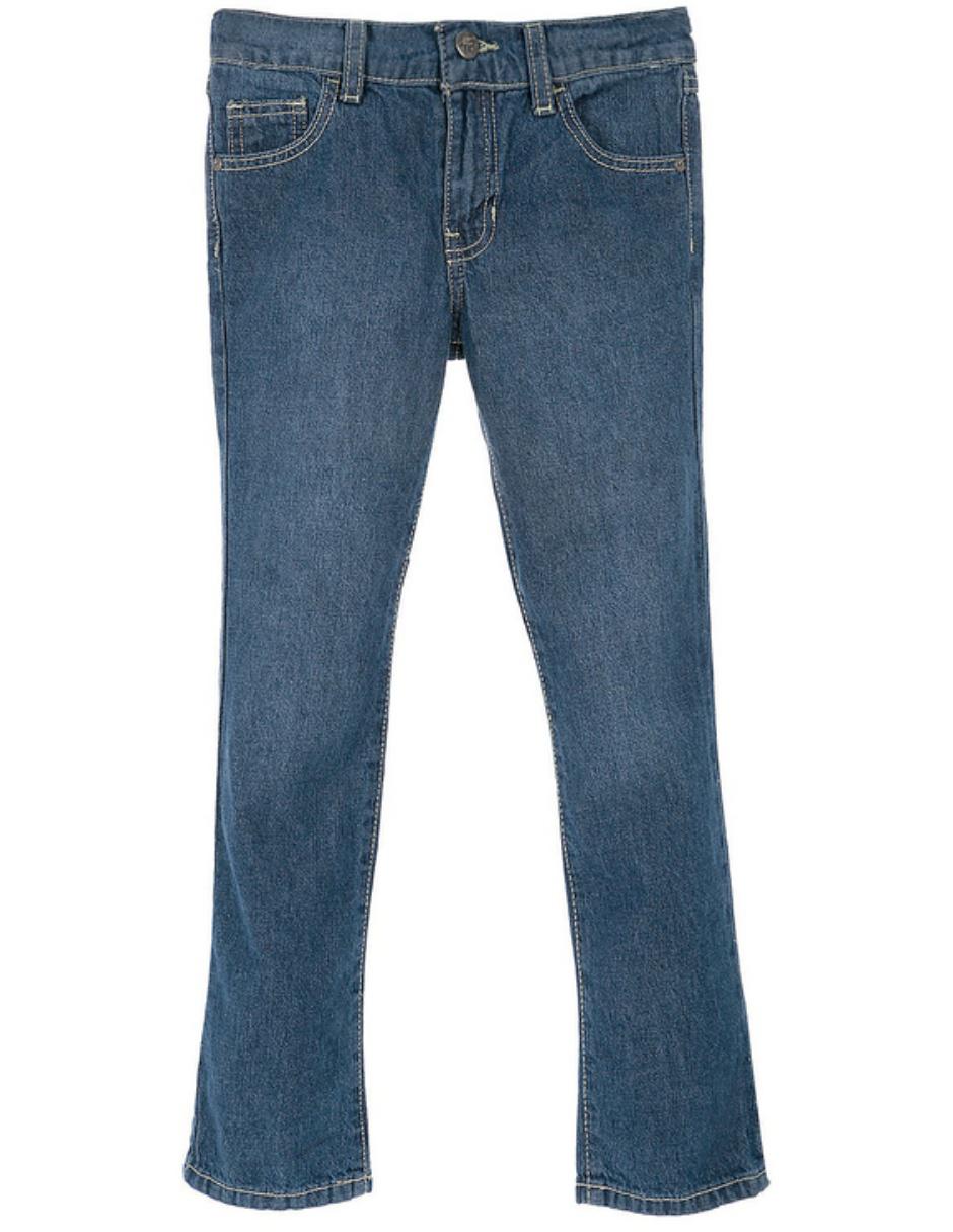 Jeans slim Piquenique Pn 160100B bleach para niño