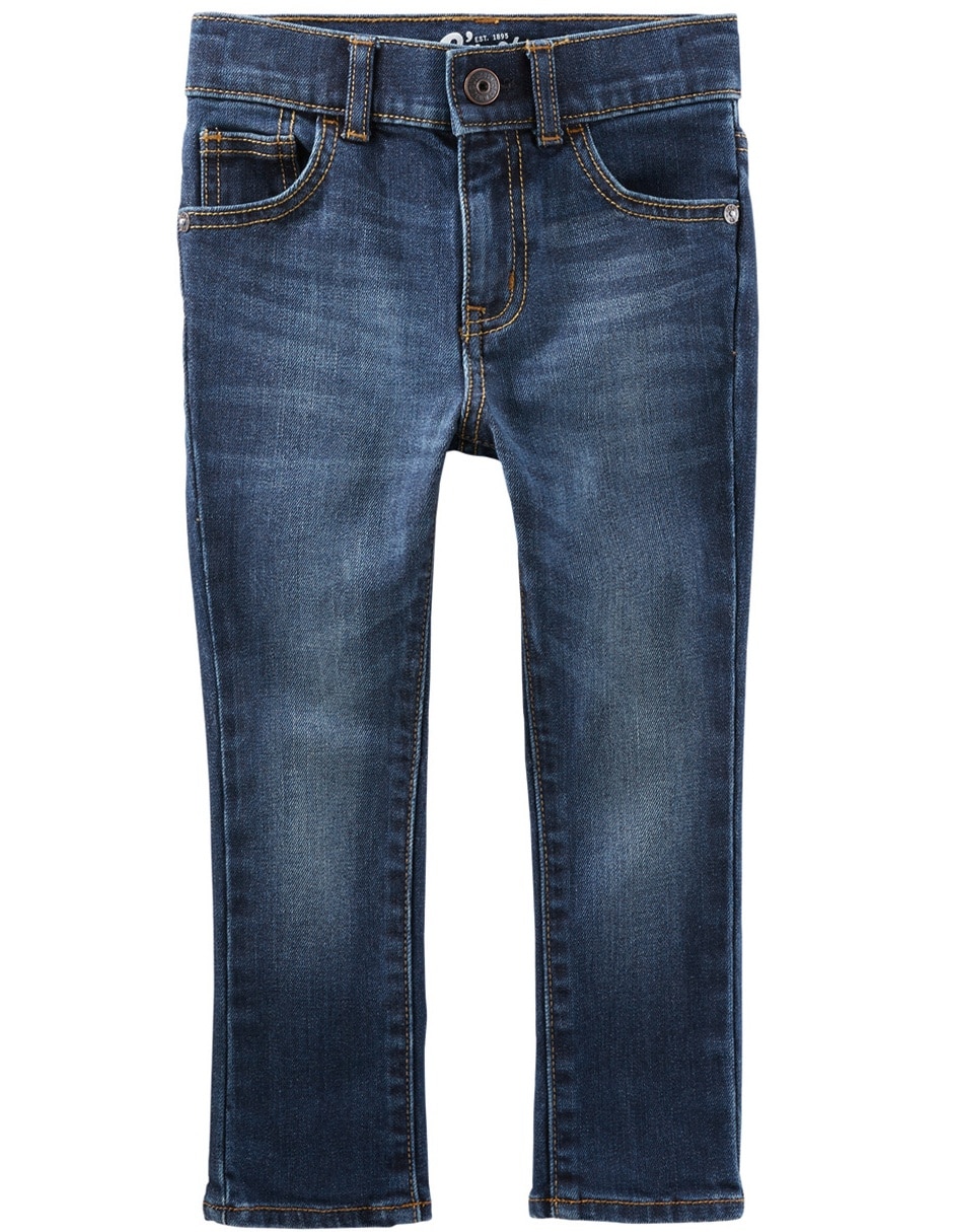 Jeans skinny Oshkosh lavado stone wash corte ajustado para niño |  