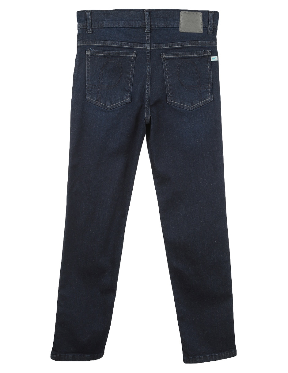 Jeans slim lavado obscuro para niño 2