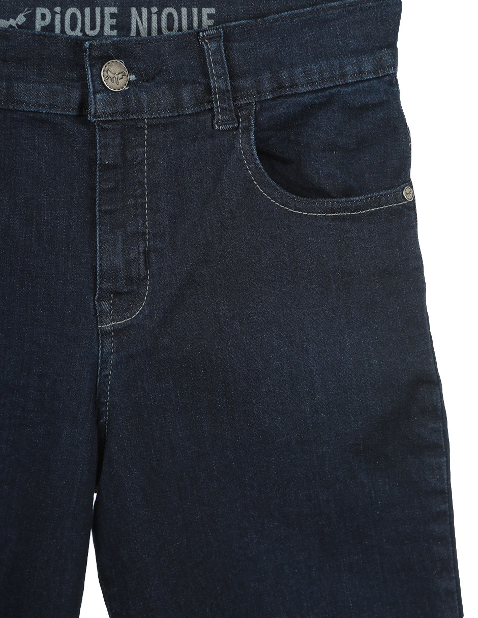 Jeans slim lavado obscuro para niño 3