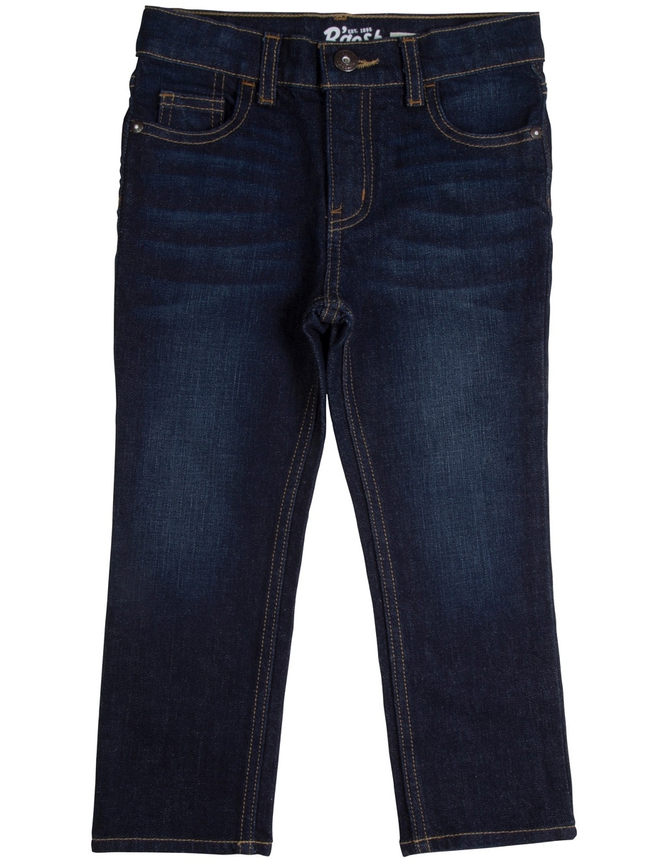 Jeans skinny lavado obscuro para niño