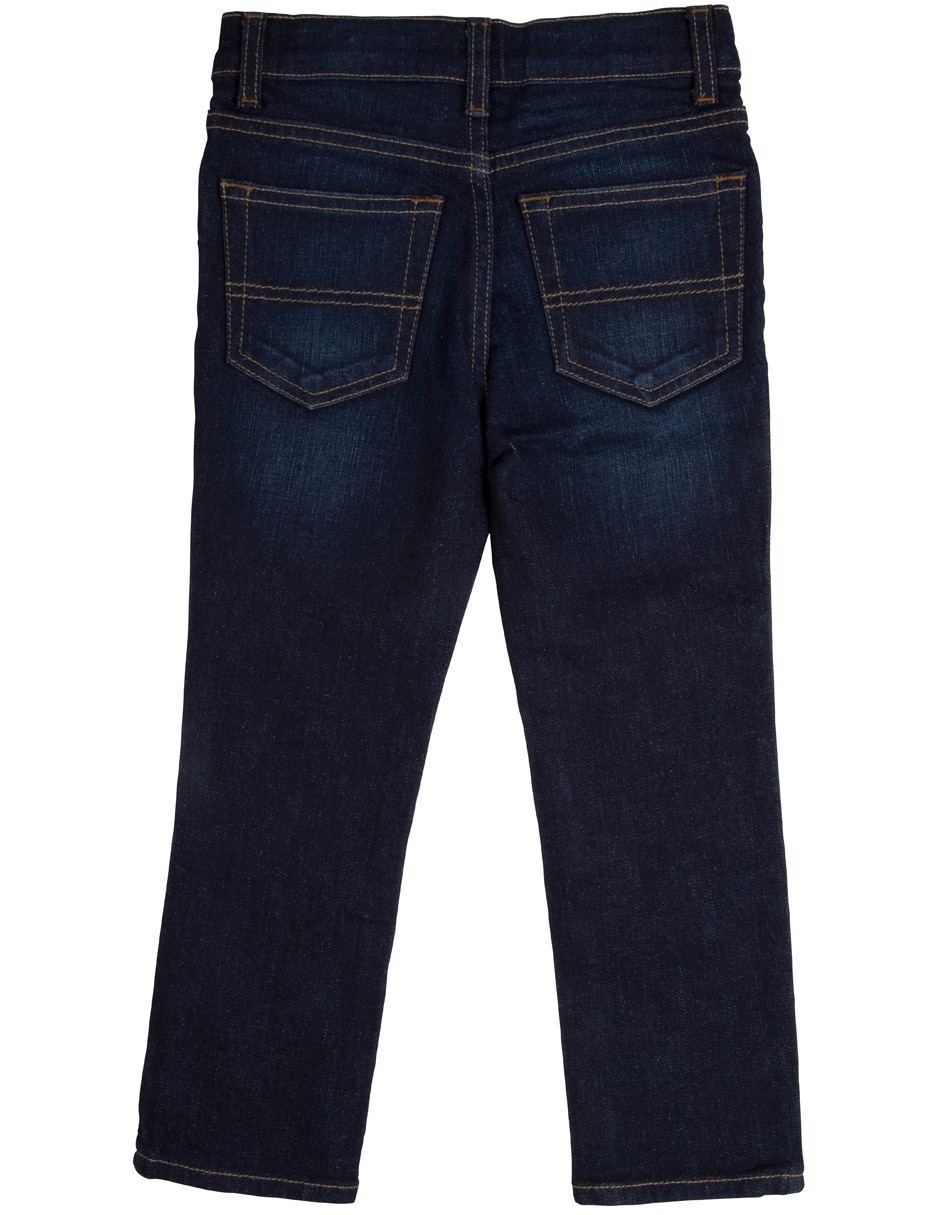 Jeans skinny lavado obscuro para niño 6